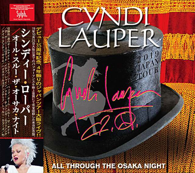 Cyndi Lauper シンディ・ローパー / 35周年記念！2019年10月23日大阪