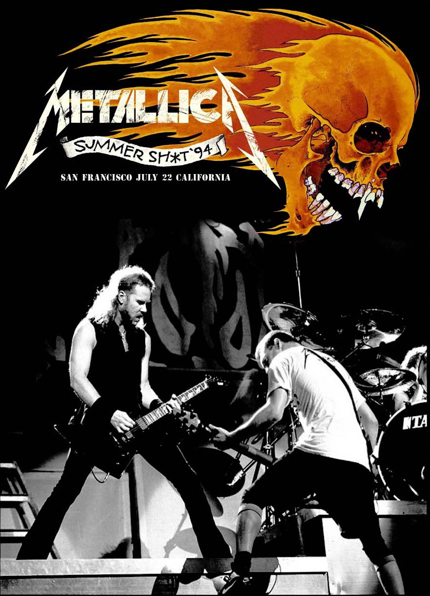 Metallica メタリカ 1944年7月 カリフォルニア州マウンテンビュー公演 Legrock Music