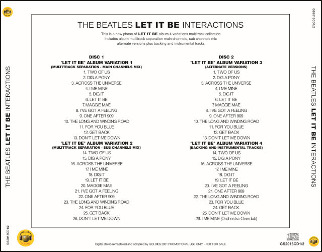 ビートルズ / “LET IT BE” マルチトラック・アルバム・コレクション 