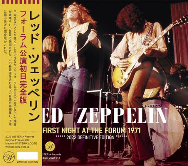 LED ZEPPELIN / FIRST NIGHT AT THE FORUM 1971 / 2022 Definitive Edition (2CD)