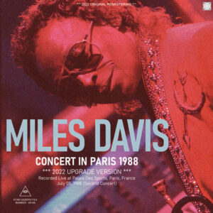 MILES DAVIS / CONCERT IN PARIS 1988
