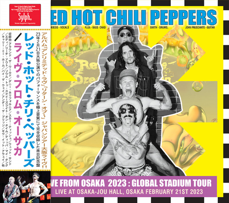 RED HOT CHILI PEPPERS - LIVE FROM OSAKA 2023 (2CDR)